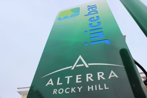electric vehicle charging station at a residential complex in the USA electric vehicle charging station at a residential complex USA